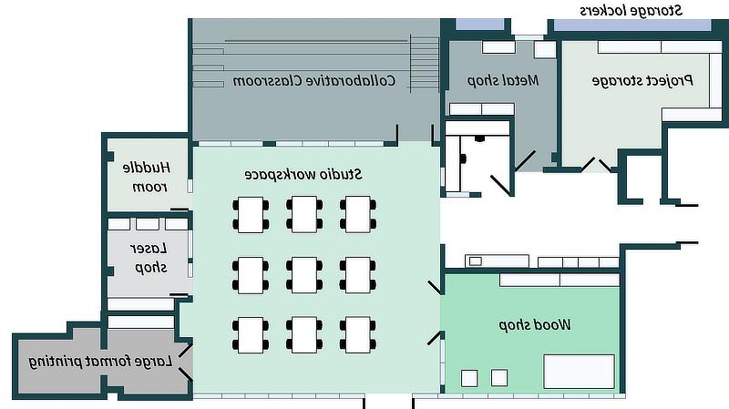 Makerspace floor plan
